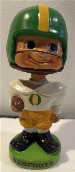 60's OREGON DUCKS TOES-UP BOBBING HEAD