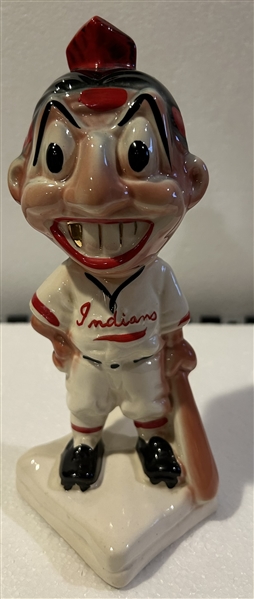 VINTAGE 50's CLEVELAND INDIANS CHIEF WAHOO BANK