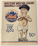 1962 NEW YORK METS YEARBOOK - 1st YEAR