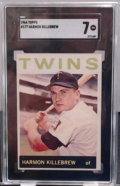 1964 TOPPS HARMON KILLEBREW SGC 7