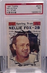 1961 TOPPS NELLIE FOX PSA 7