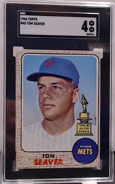 1968 TOPPS TOM SEAVER SGC 4