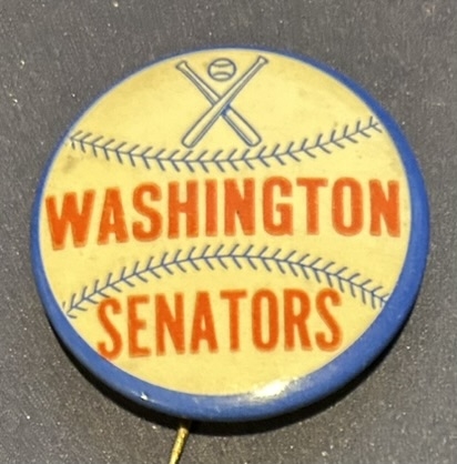 VINTAGE WASHINGTON SENATORS PIN-CROSSED BATS