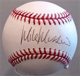 MIKE MUSSINA AUTOGRAPHED BASEBALL W/CAS COA