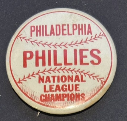 VINTAGE PHILADELPHIA PHILLIES PIN- 1950 NATIONAL LEAGUE CHAMPIONS