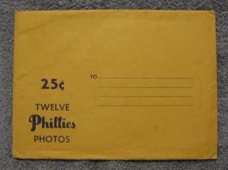 1957 PHILADELPHIA PHILLIES PHOTO PACK w/ENVELOPE