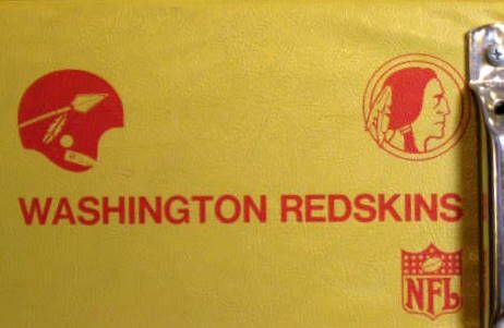 60's WASHINGTON REDSKINS BLEACHER CUSHION & BACK-REST