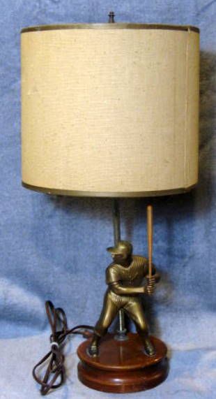 60's MICKEY MANTLE HARTLAND LAMP