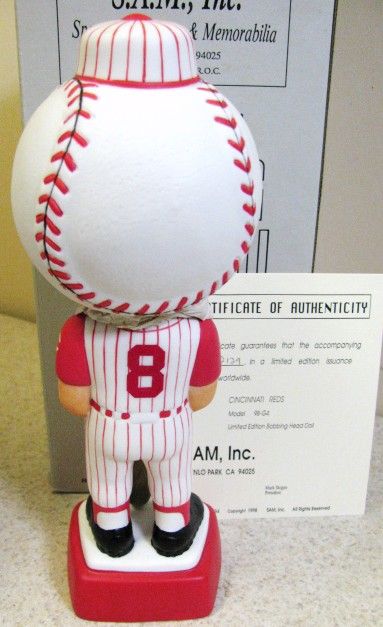 Lot Detail - SAMS 1998 CINCINNATI REDS MASCOT BOBBLE HEAD