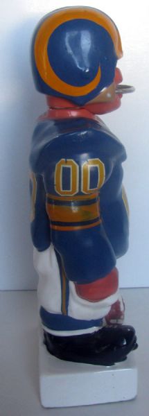 60's LOS ANGELES RAMS KAIL STATUE/DECANTER