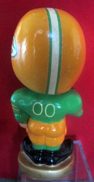 60's GREEN BAY PACKERS TYPE 2 TOES-UP BOBBING HEAD