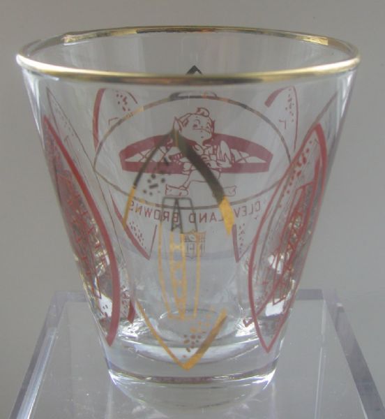 60's  CLEVELAND BROWNS HEDY GLASS