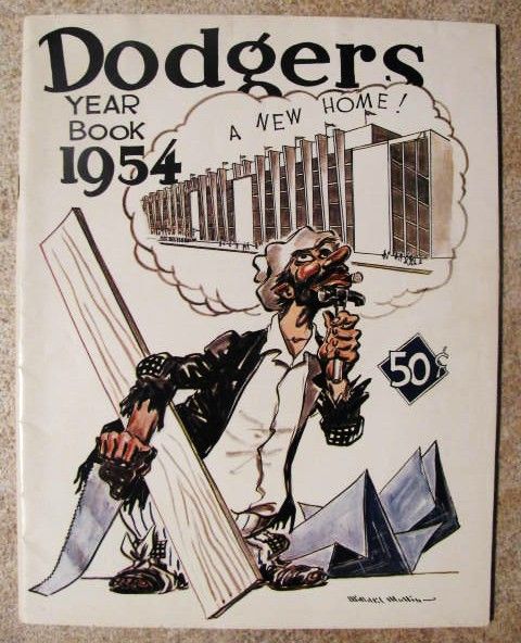 1954 BROOKLYN DODGERS YEARBOOK 