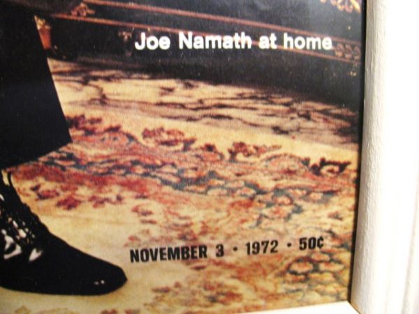 BROADWAY JOE NAMATH #12 SIGNED LIFE MAGAZINE w/PSA