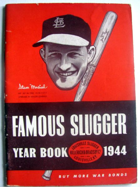 1944 FAMOUS SLUGGER YEAR BOOK w/MUSIAL COVER