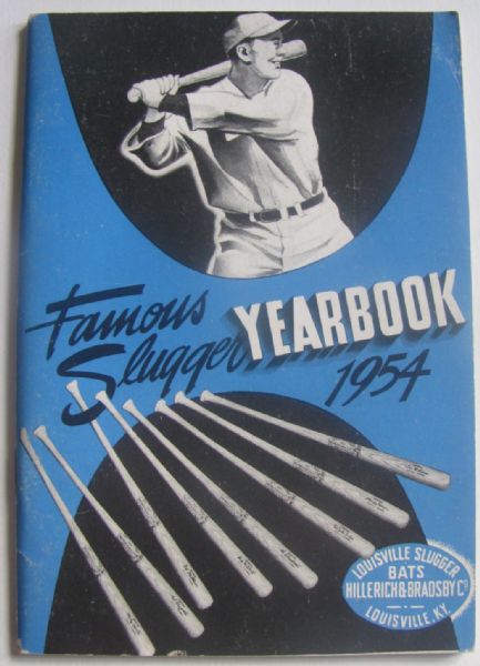 1954 FAMOUS SLUGGER YEAR BOOK