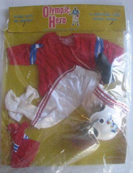 60's BOSTON PATRIOTS JOHNNY HERO OUTFIT - SEALED IN PACKAGE