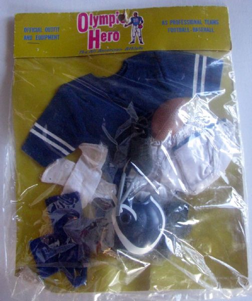 60's LOS ANGELES RAMS JOHNNY HERO OUTFIT - SEALED IN PACKAGE