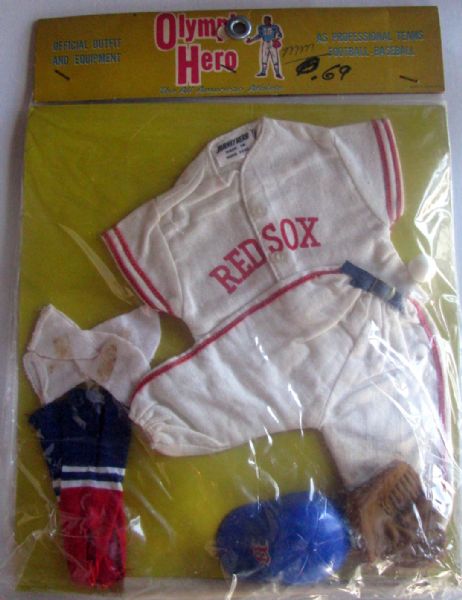 60's BOSTON RED SOX JOHNNY HERO OUTFIT - SEALED IN PACKAGE