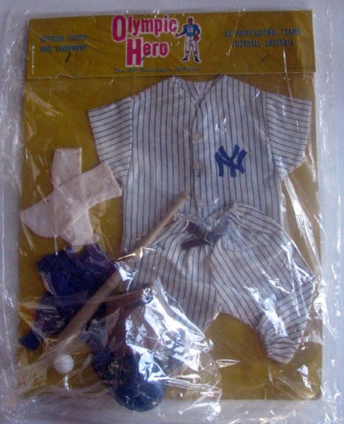 60's NEW YORK YANKEES JOHNNY HERO OUTFIT - SEALED IN PACKAGE