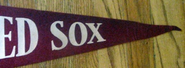 1949 BOSTON RED SOX FENWAY PARK PENNANT