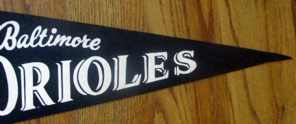 50's/60's BALTIMORE ORIOLES PENNANT