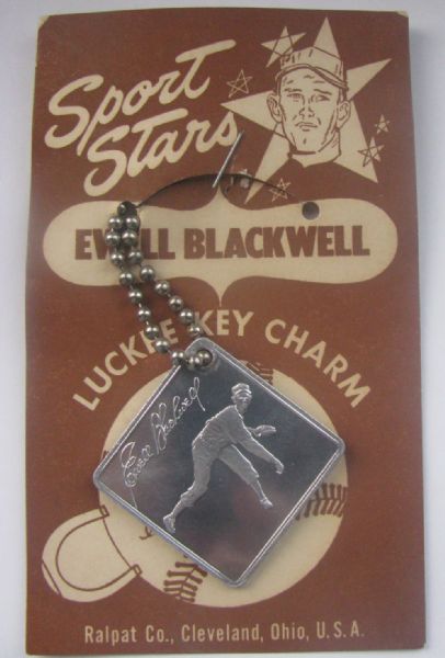 50's EWELL BLACKWELL LUCKY CHARM - MINT ON CARD