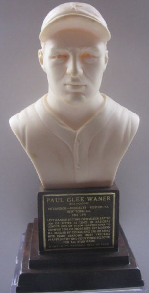 1963 PAUL WANER HALL OF FAME BUST