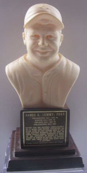 1963 JIMMY FOXX HALL OF FAME BUST