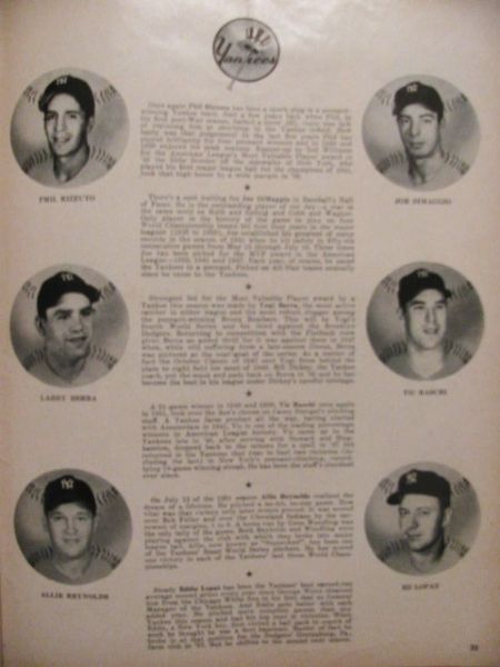 1951 WORLD SERIES PROGRAM w/ TICKET STUB - YANKEES/GIANTS - MANTLE GETS HURT