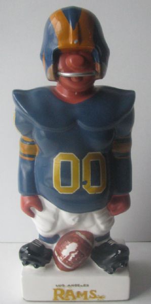 60's LOS ANGELES RAMS KAIL STANDING LINEMAN DECANTER