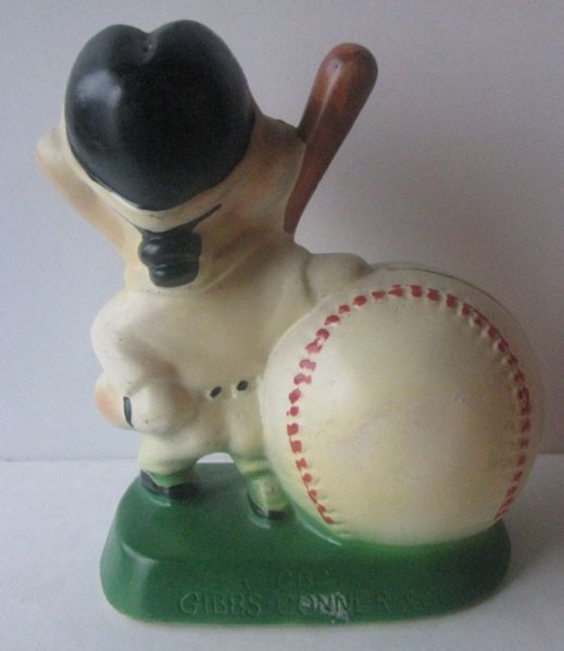 40's/50's CLEVELAND INDIANS MASCOT BANK w/CHIEF WAHOO
