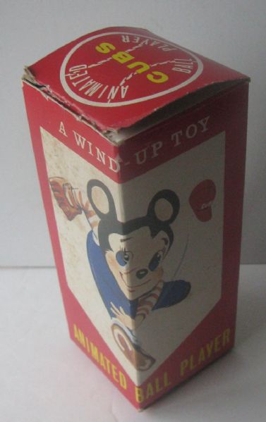 60's CHICAGO CUBS WIND-UP MASCOT DOLL w/BOX