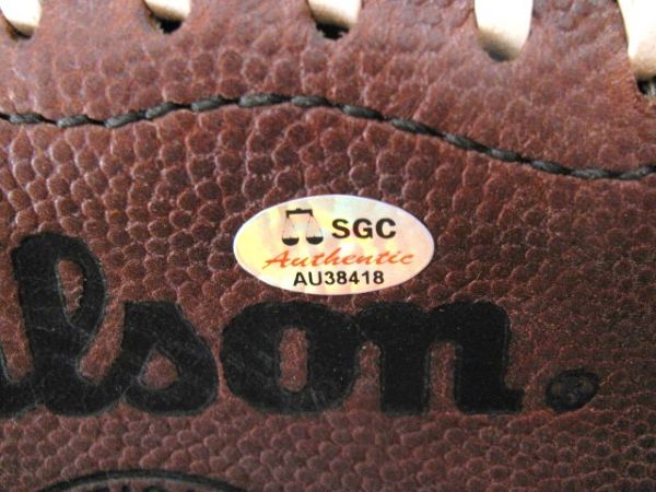MATT SNELL SIGNED FOOTBALL w/SGC COA