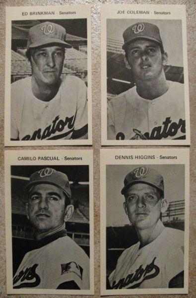 Lot Detail - VINTAGE WASHINGTON SENATORS BASEBALL PHOTO PACK