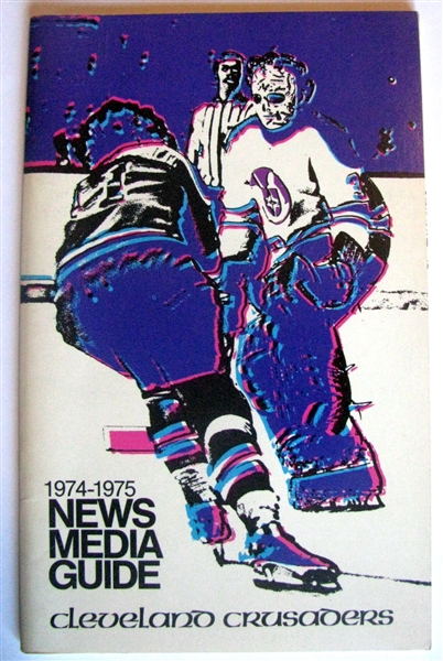 1974/75 CLEVELAND CRUSADERS MEDIA GUIDE