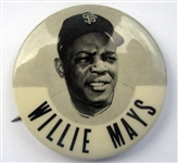 60s WILLIE MAYS "PM-10" PIN - S.F. GIANTS