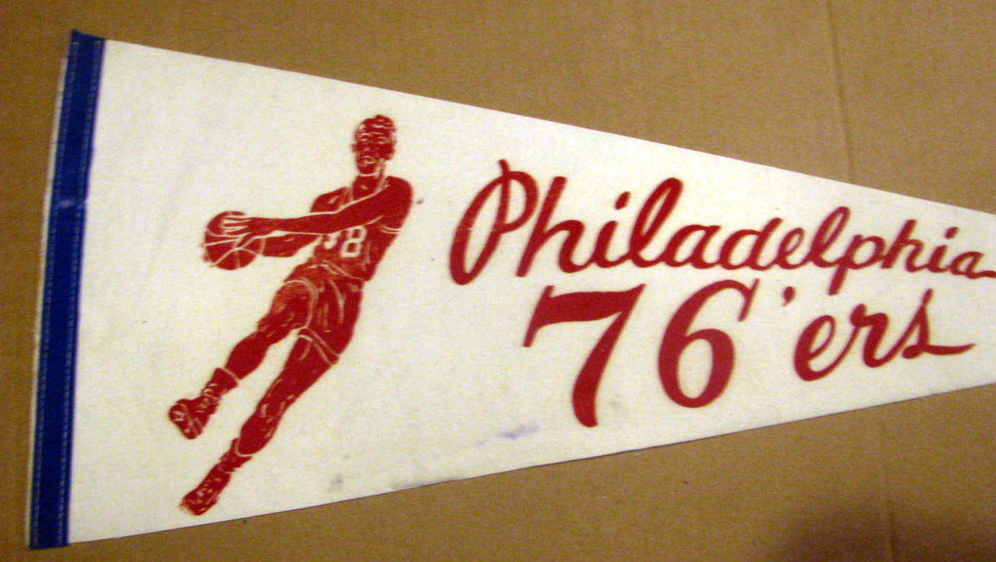 Lot Detail - 60's PHILADELPHIA SEVENTY-SIXERS PENNANT