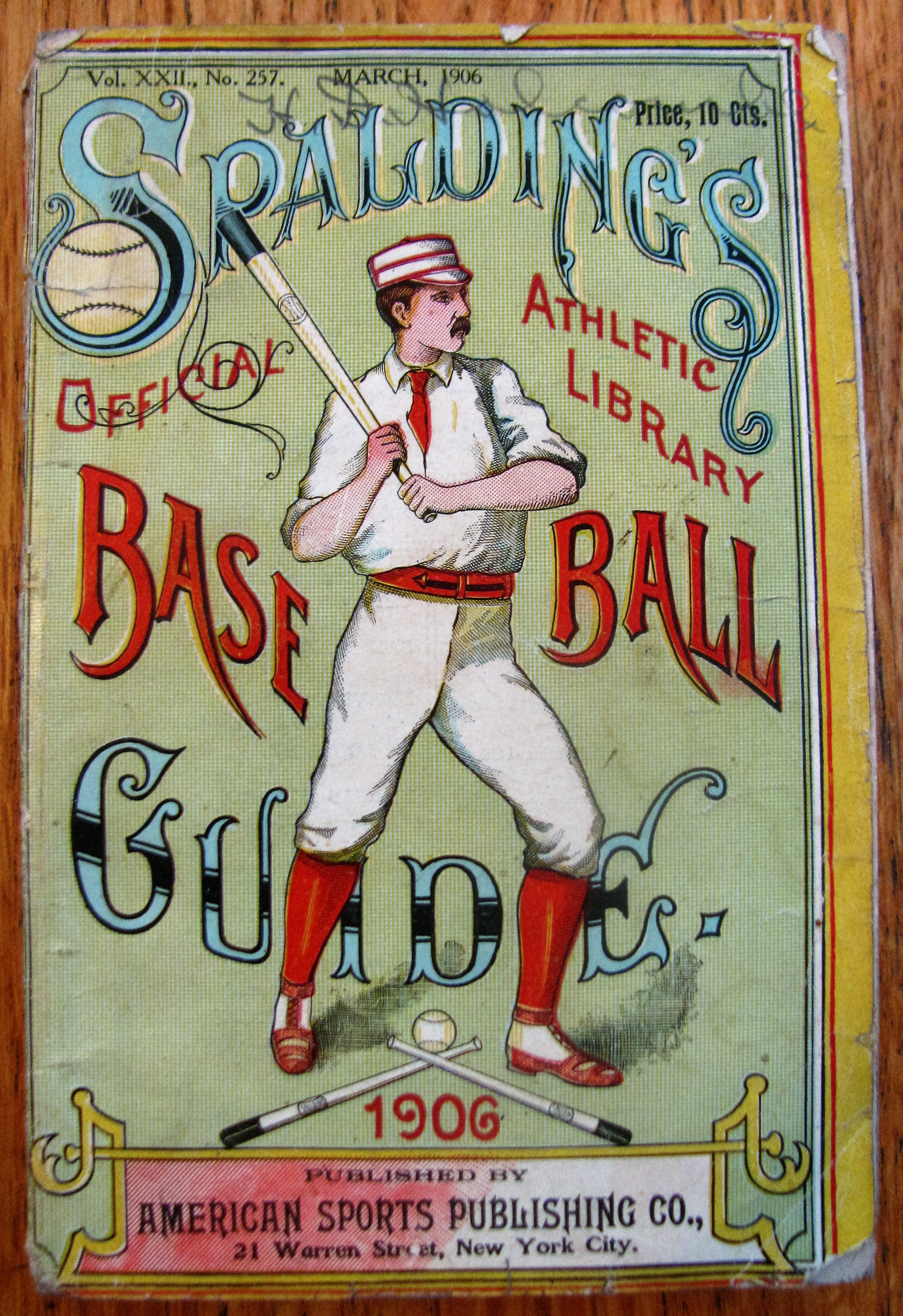 Lot Detail - 1906 SPALDINGS OFFICIAL BASEBALL GUIDE