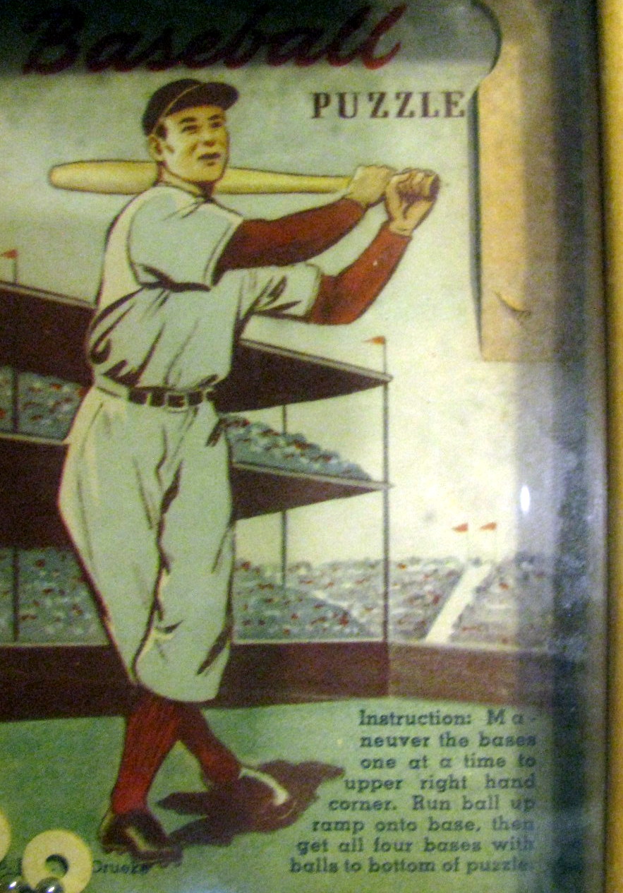 Lot Detail - 1948 BASEBALL PUZZLE DEXTERITY GAME