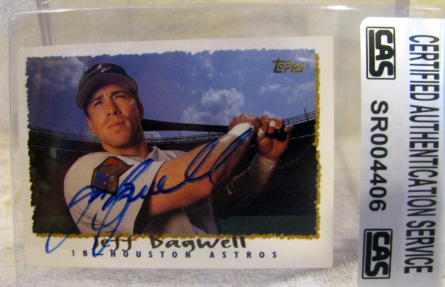 Jeff Bagwell MLB Memorabilia, Jeff Bagwell Collectibles, Verified