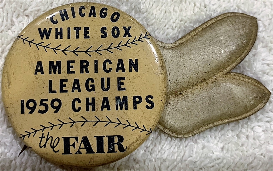 1959 CHICAGO WHITE SOX AMERICAN LEAGUE CHAMPIONS PIN