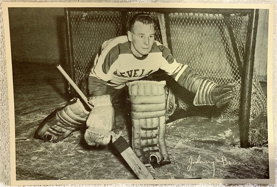 1951 CLEVELAND BARONS PHOTO PACK w/ENVELOPE- JOHNNY BOWER & BUN COOK