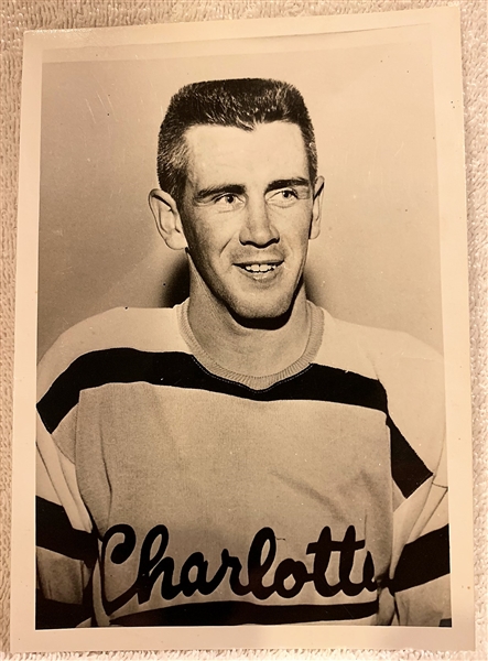 50's EHL CHARLOTTE CLIPPERS PLAYER PHOTOS - 16- w/BROPHY
