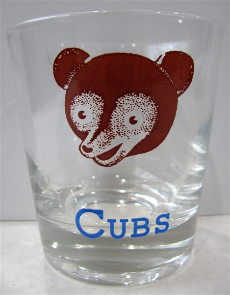 50's CHICAGO CUBS LOW BALL STYLE GLASS