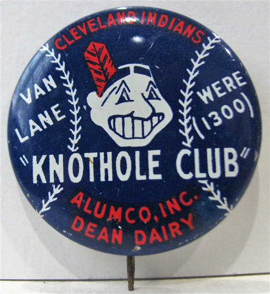 CLEVELAND INDIANS KNOTHOLE CLUB PIN