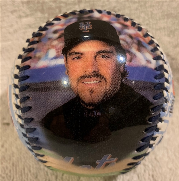 MIKE PIAZZA NEW YORK METS PHOTO BALL