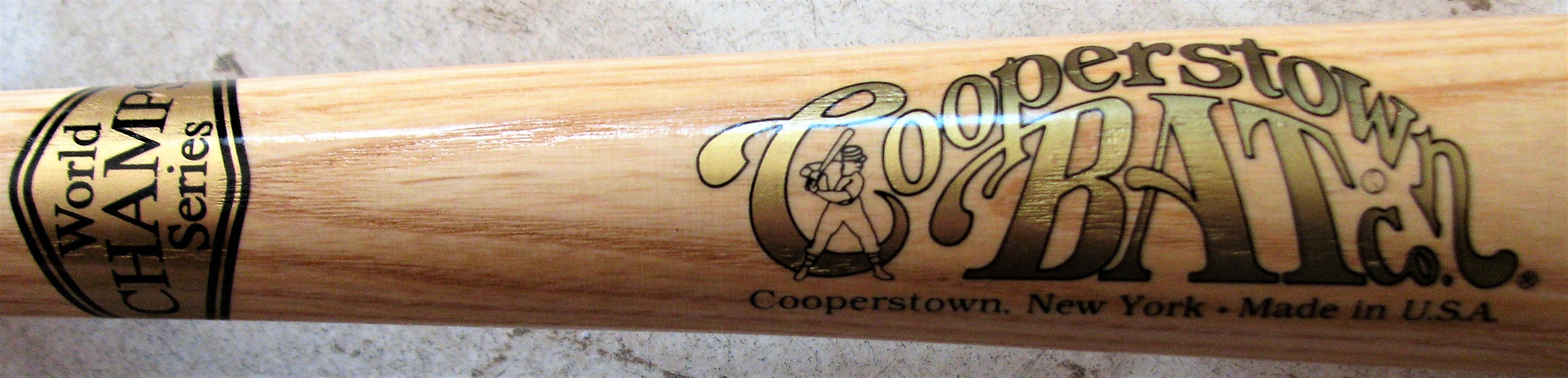 1998 NY YANKEES WORLD CHAMPIONS COOPERSTOWN BAT