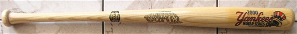 2000 NY YANKEES WORLD SERIES CHAMPS COOPERSTOWN BAT