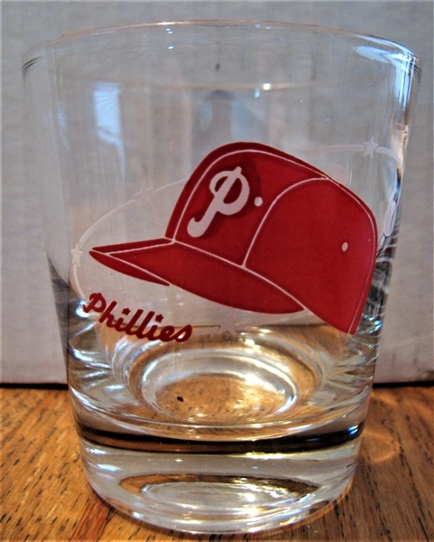 50's PHILADELPHIA PHILLIES BIG LEAGUER GLASS